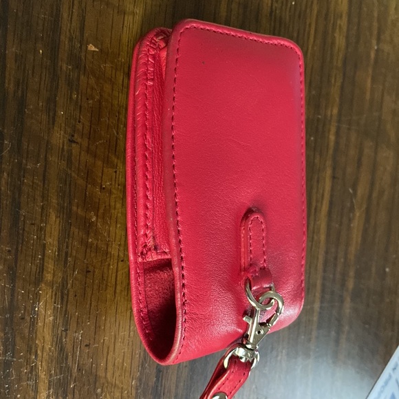 Cell Phone Carrying Case Pink Leather With Carry Strap 4.5” x 2 7/8” x 1” Inic - Picture 8 of 13